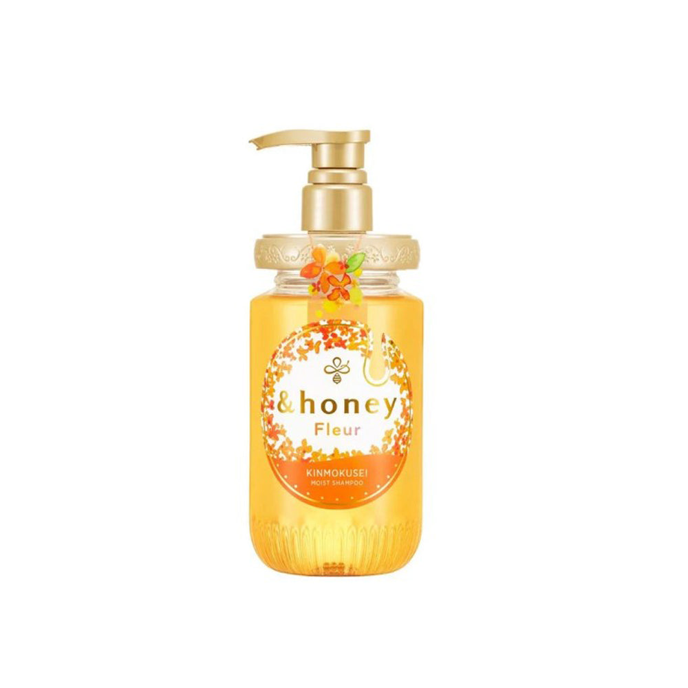 Fleur Kinmokusei Feuchtigkeitsspendendes Haarshampoo für trockenes und strapaziertes Haar, 450 ml