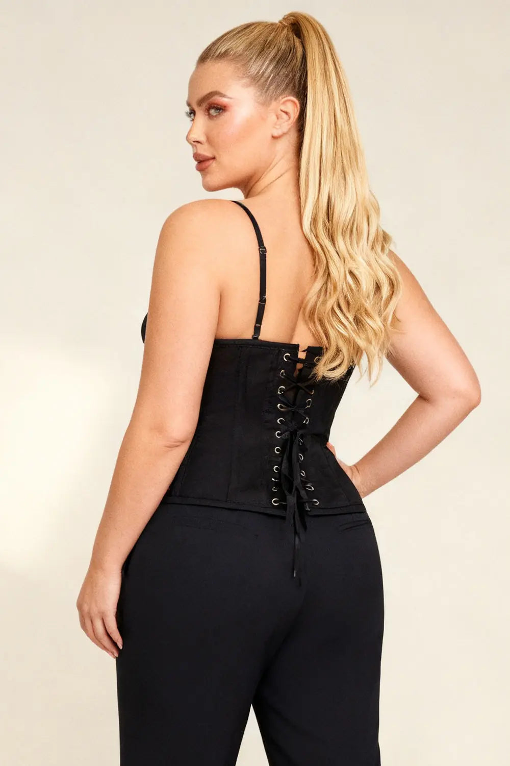 Corset Underbust Negru Midnight Hetty Luxe Noir