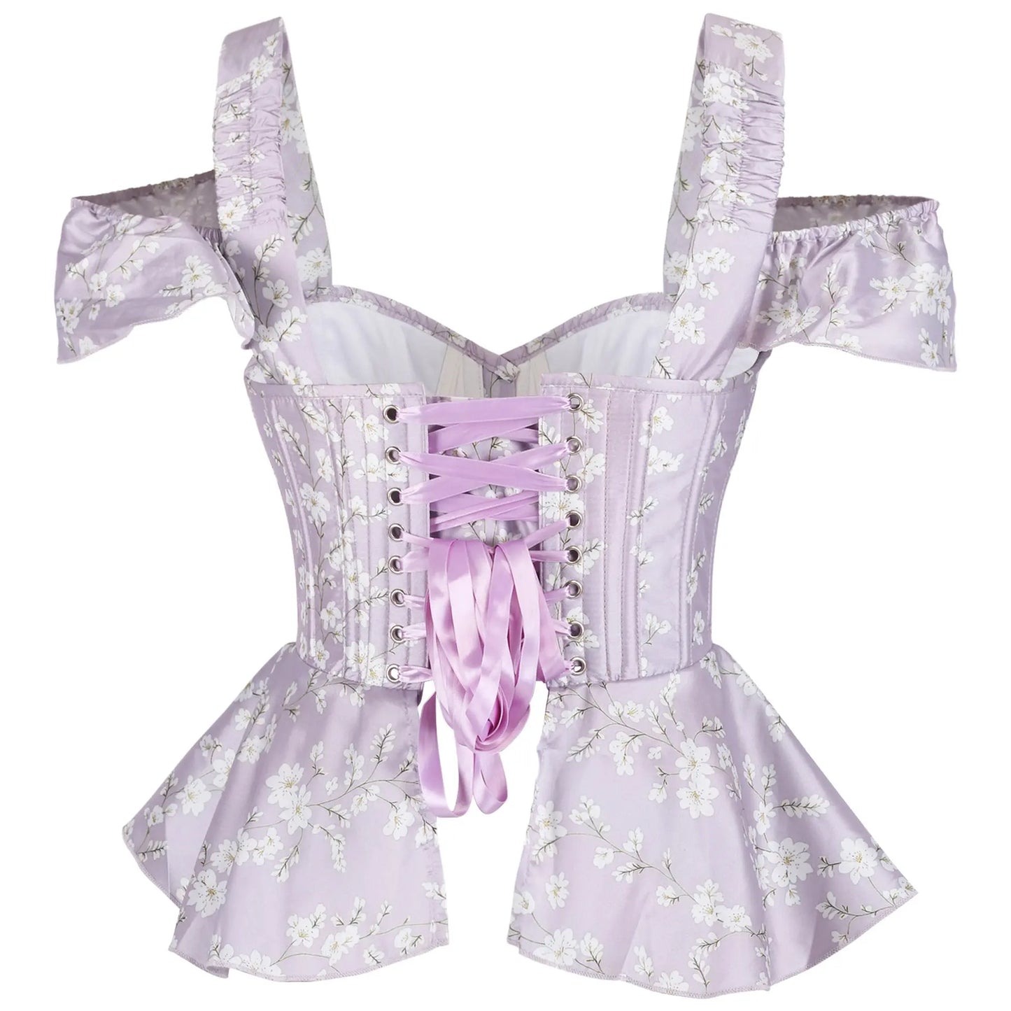 Winslet Lavender Lacevine Overbust Corset