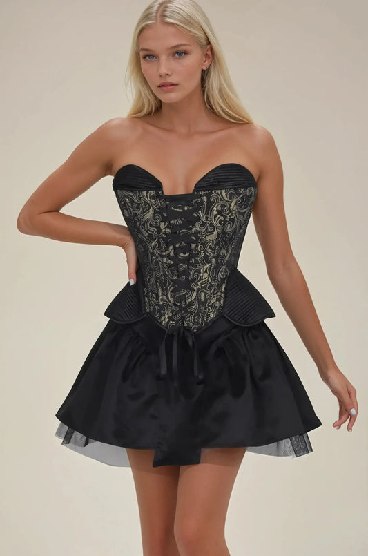Gorset overbust Latreece Brocade