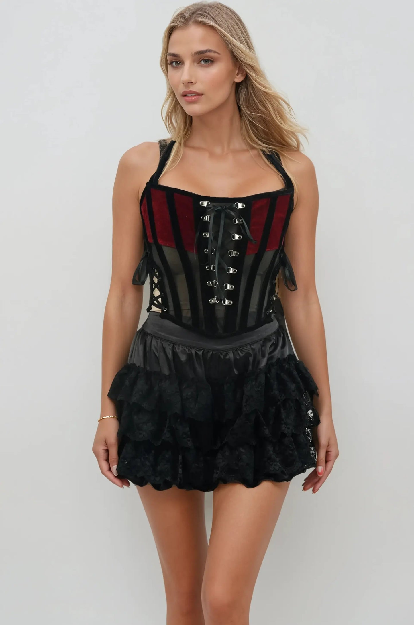 Faythe Halter Neck Overbust Corset