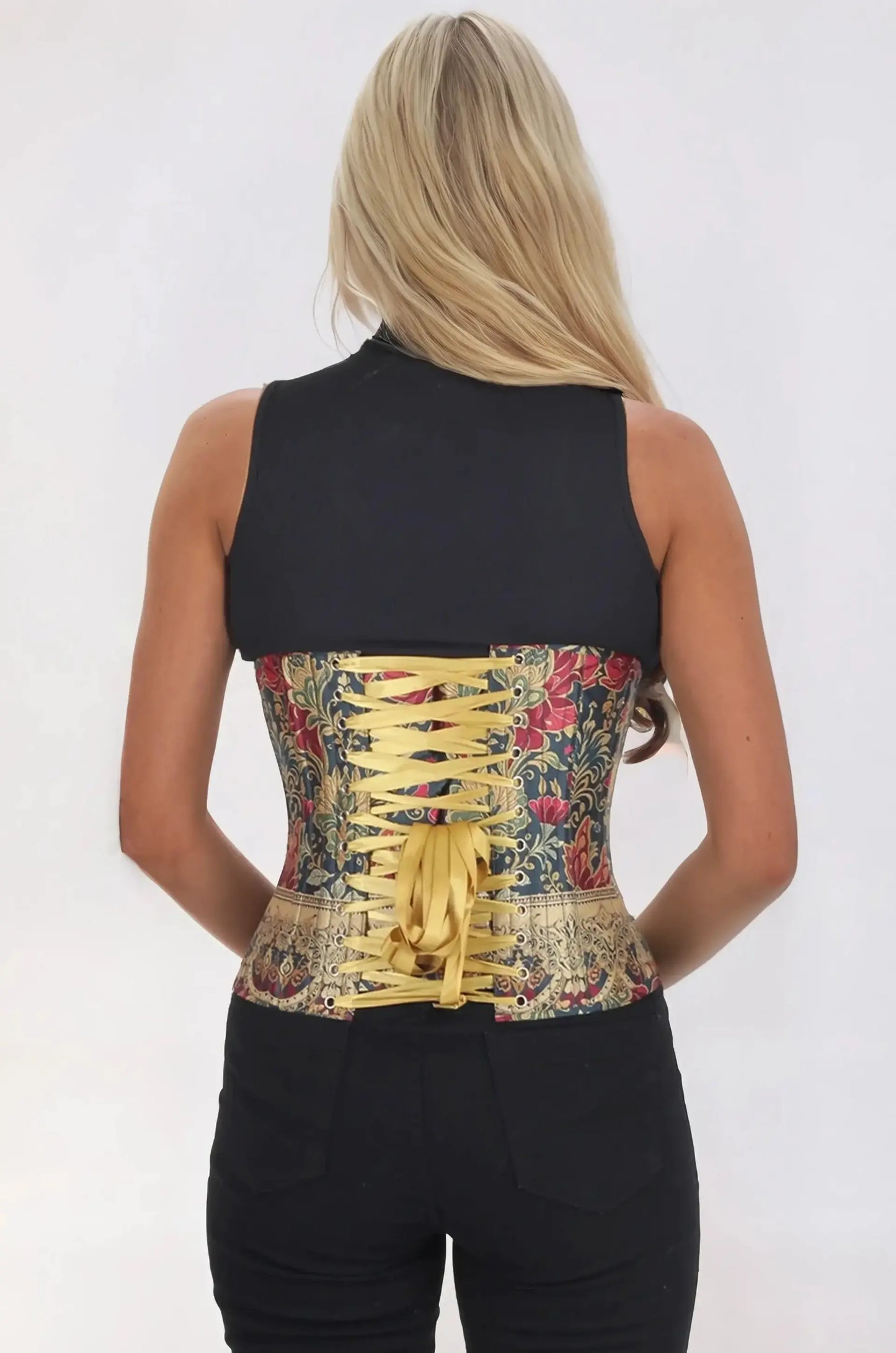 Sydni Corset Underbust cu Print Ornamental