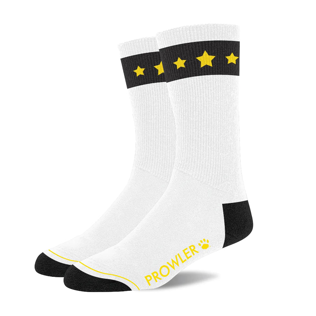 Șosete albe din bumbac Prowler Gold Star