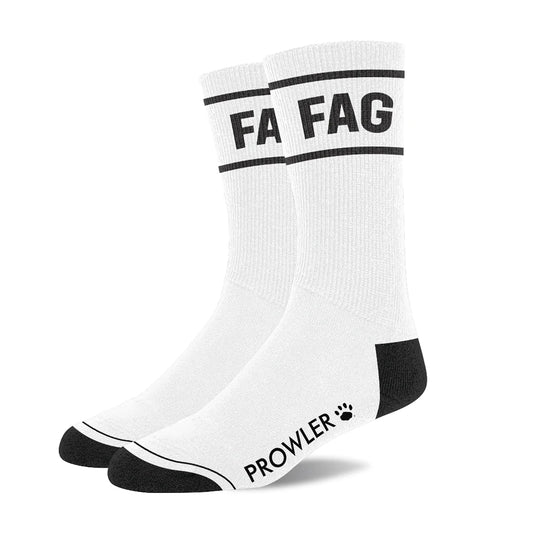 Șosete Prowler RED Fag Alb/Negru – Design Îndrăzneț și Confort Zilnic