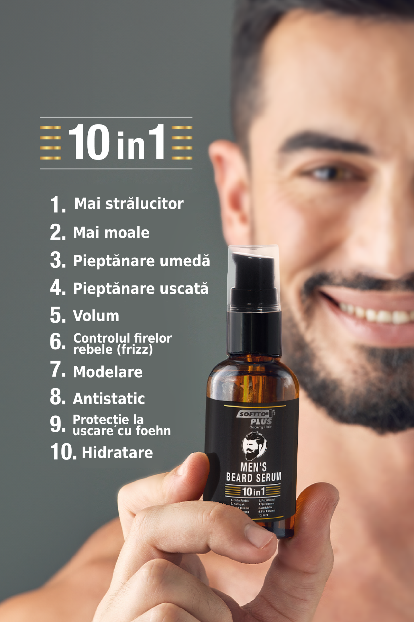 Ser pentru firele albe Barbă pentru Bărbați – 50 ml