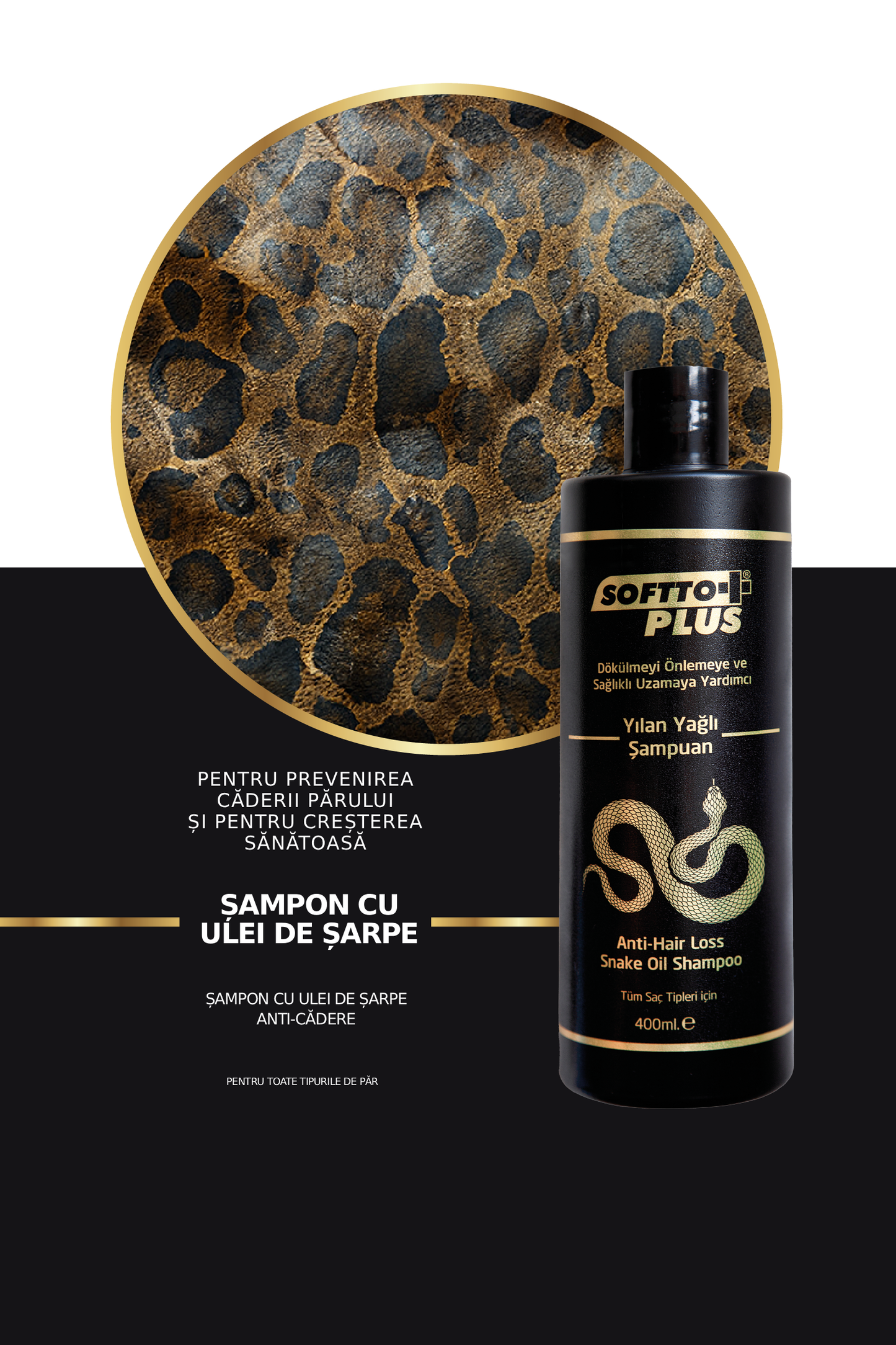Anti-Haarausfall-Shampoo mit Schlangenöl