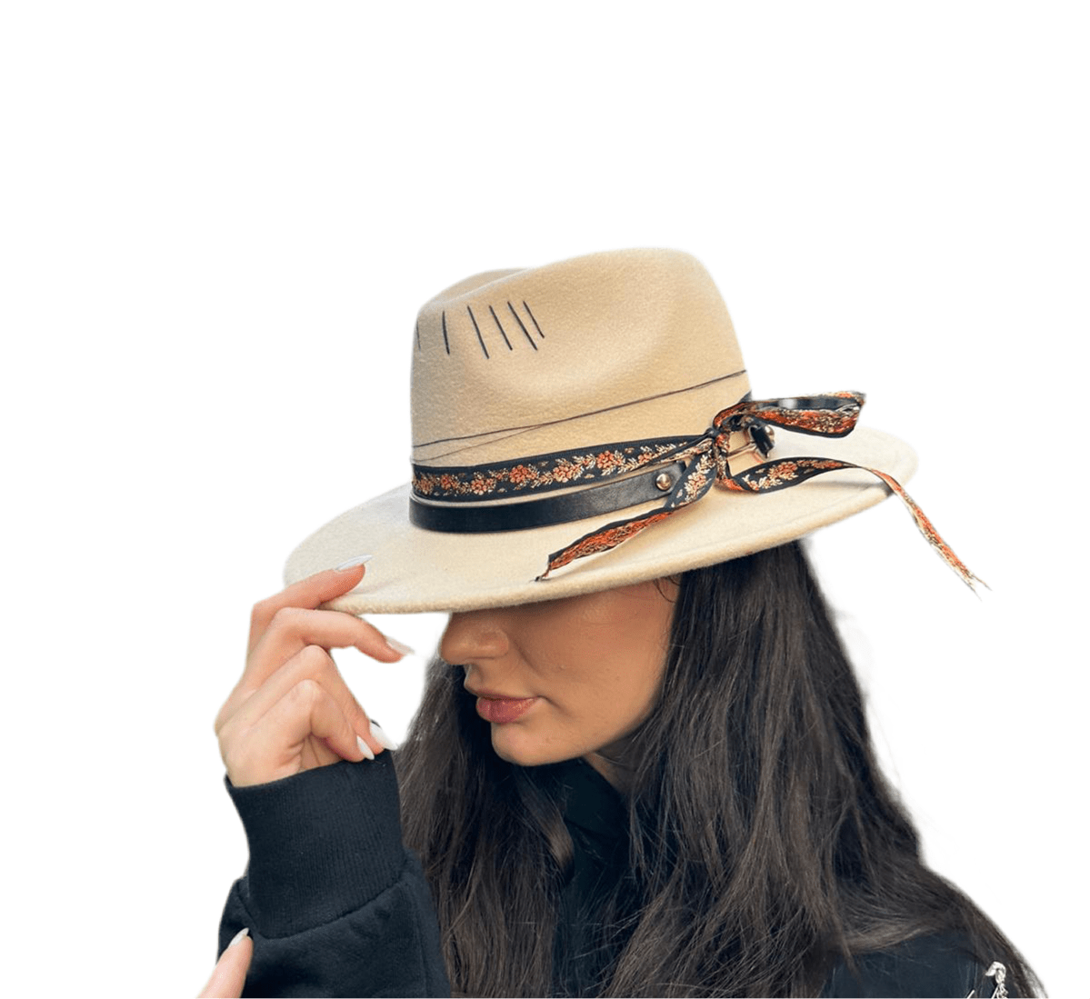 Pălărie Artistică Handpainted – Design Creativ Unicat