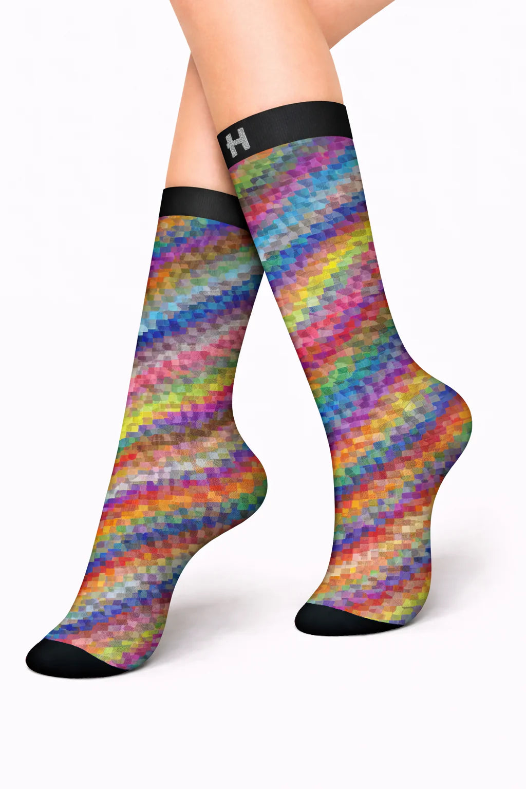Șosete medii fashion HYD Celebration MB Minimedias F8 TARTAN – Stil clasic reinterpretat modern