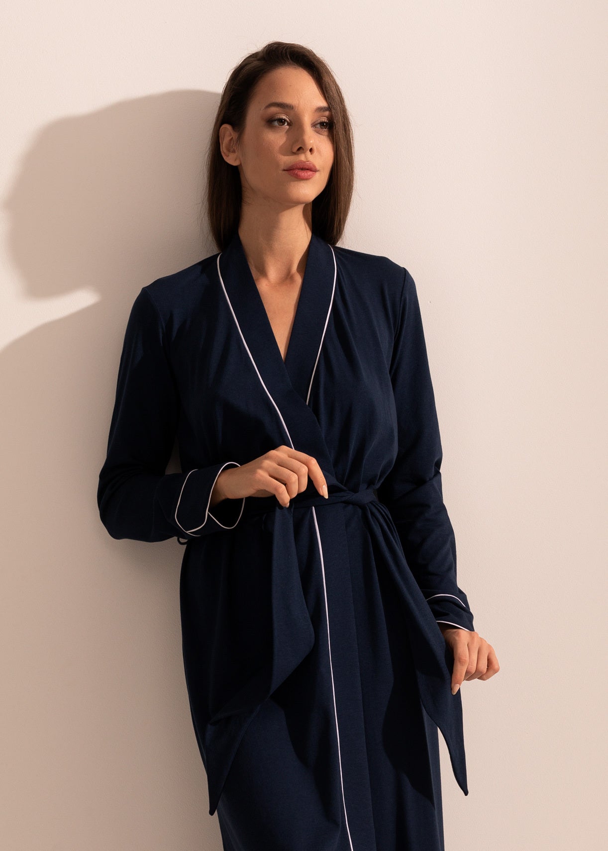 Halat damă modal TENCEL™ Ana – halat lung elegant, moale și confortabil