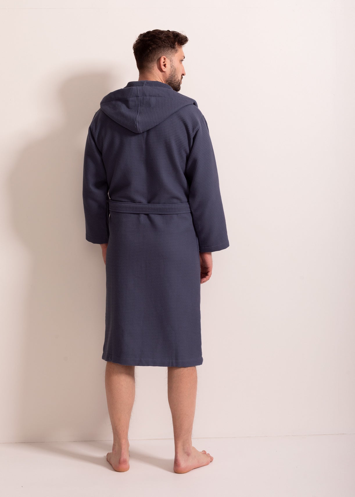Halat de baie unisex Hamari bumbac – halat cu glugă, confortabil și absorbant