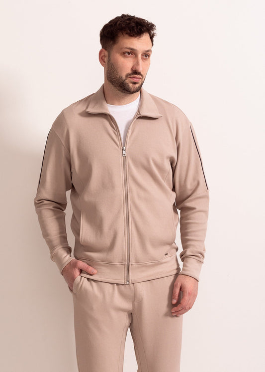 Hanorac bărbați Pique Mood – hanorac confortabil din eucalipt și bumbac, stil modern