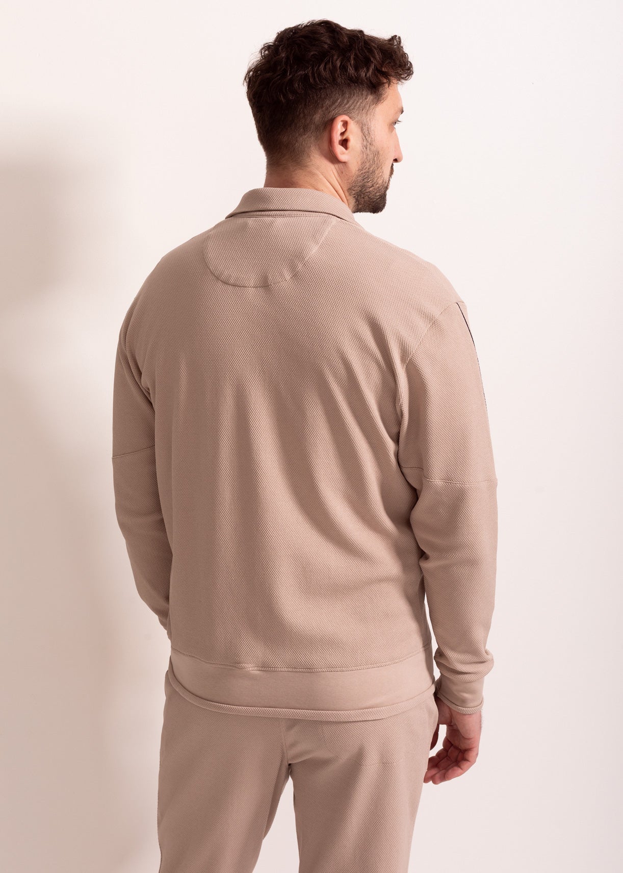 Hanorac bărbați Pique Mood – hanorac confortabil din eucalipt și bumbac, stil modern