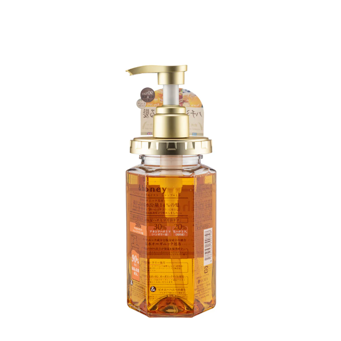 Szampon nawilżający ViCREA Honey Deep Moist – odbudowa i blask do suchych włosów, 440 ml