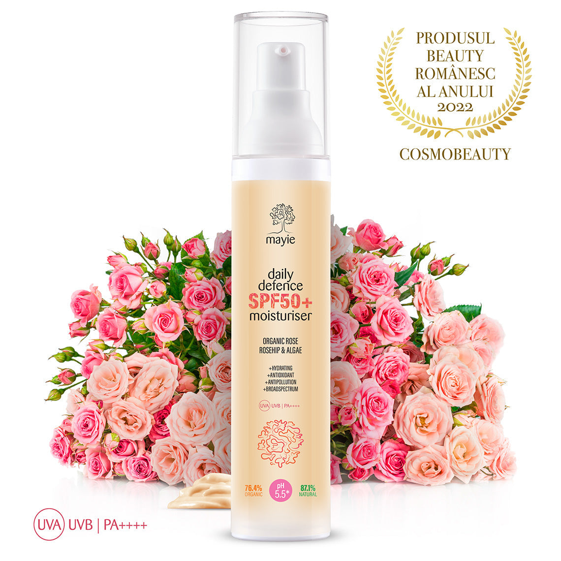 Ultraleichte Creme mit LSF