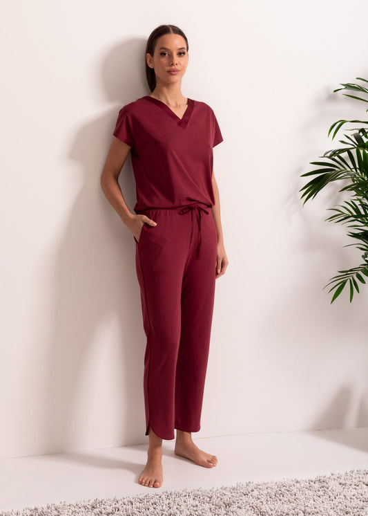 Pantaloni damă modal TENCEL™ Beatrice – pantaloni 7/8 eleganți și comozi
