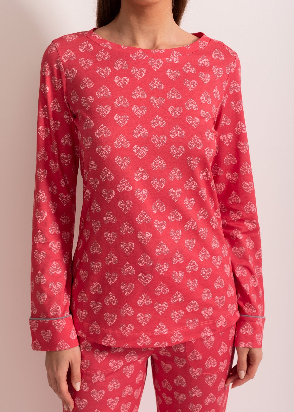 Pijama damă TENCEL™ – pijama confortabilă cu mâneci lungi și pantaloni lungi