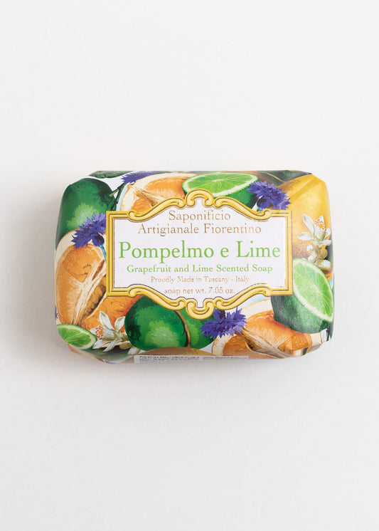 Săpun natural Fiorentino Grapefruit și Lime Handmade – săpun artizanal fresh, energizant și hidratant