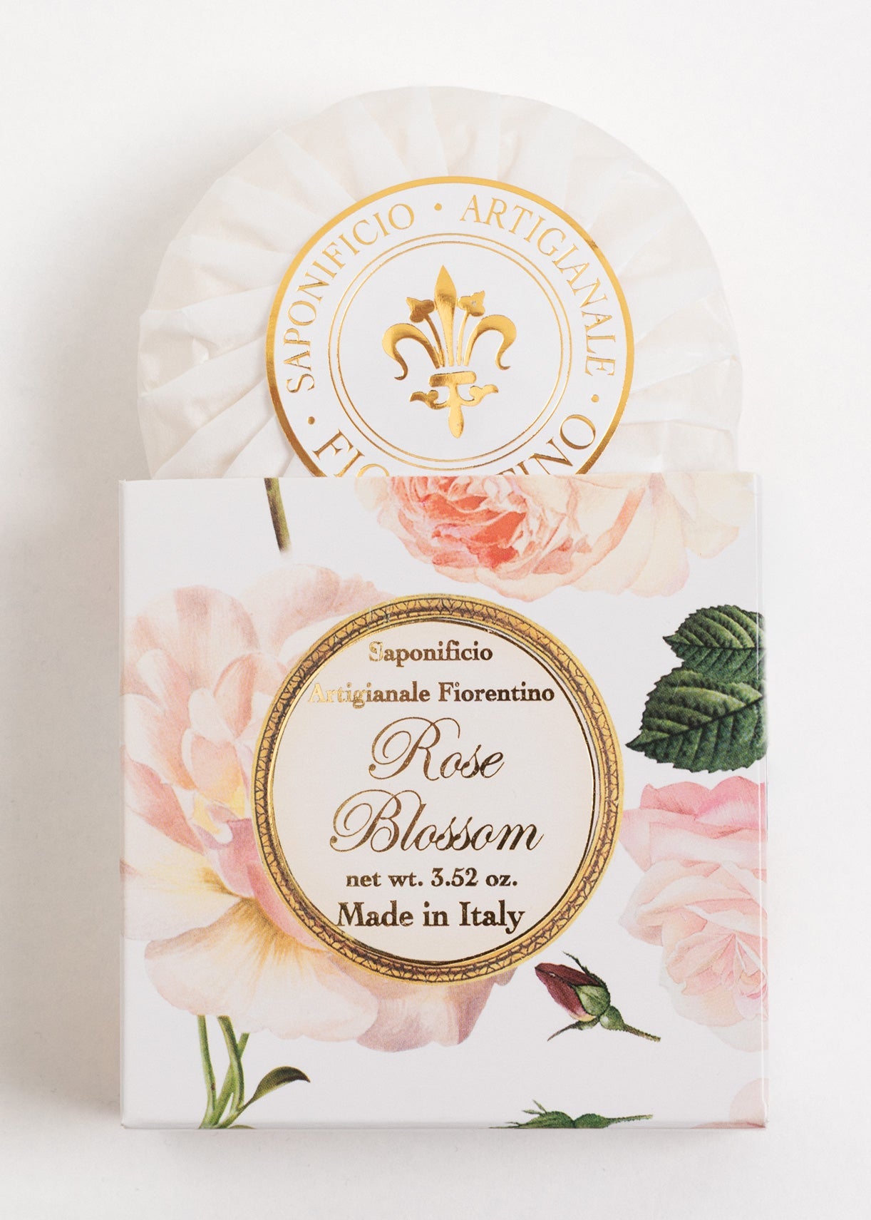 Săpun natural Fiorentino Trandafir Handmade – săpun artizanal floral, delicat și hidratant