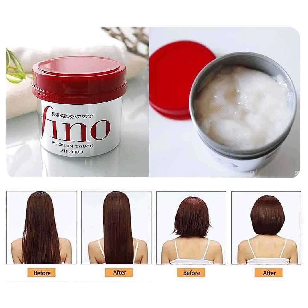 Shiseido Fino Premium Touch Reparierende Haarmaske für trockenes und geschädigtes Haar, 230 g