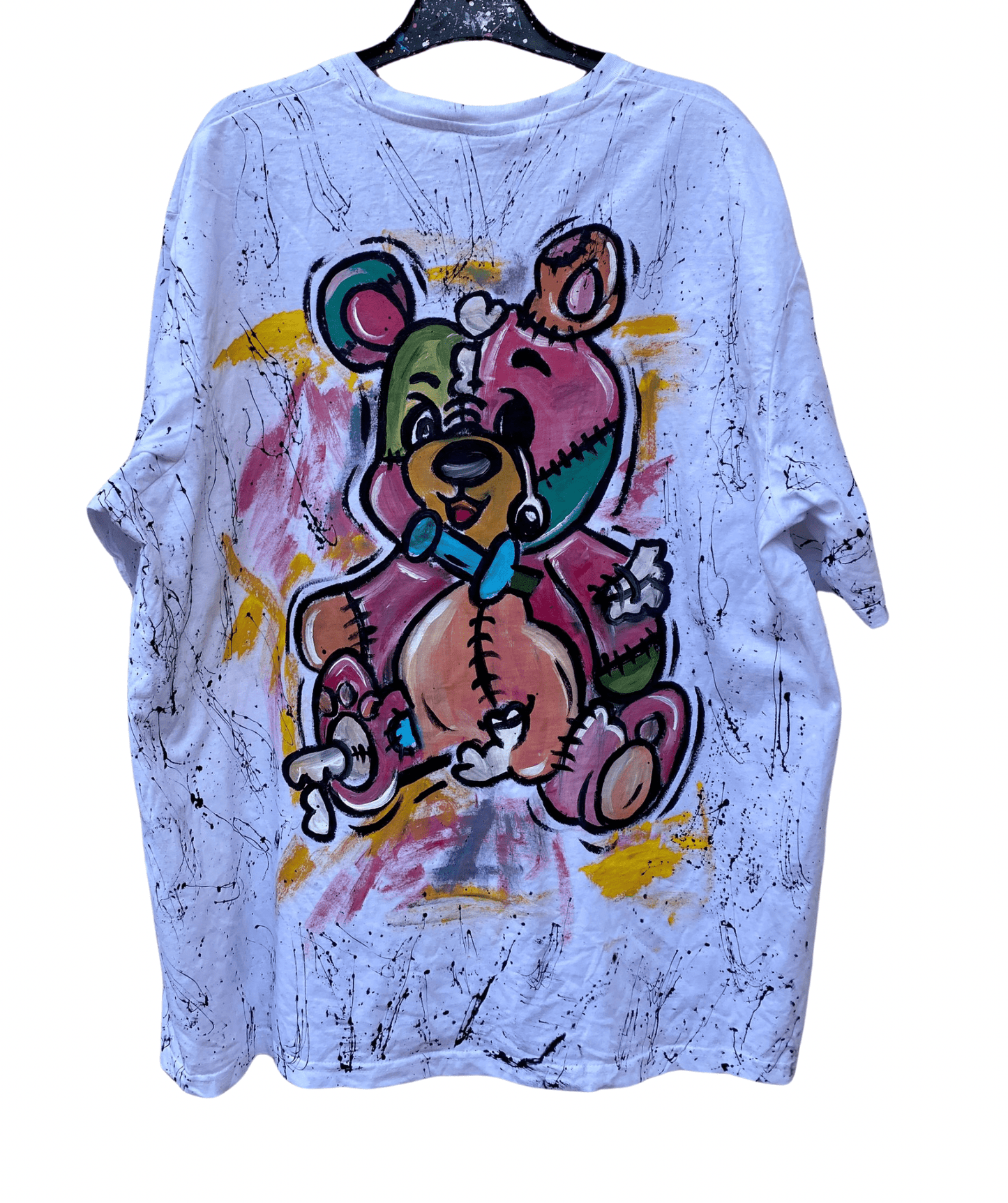 Teddy Bear tricou Handpainted