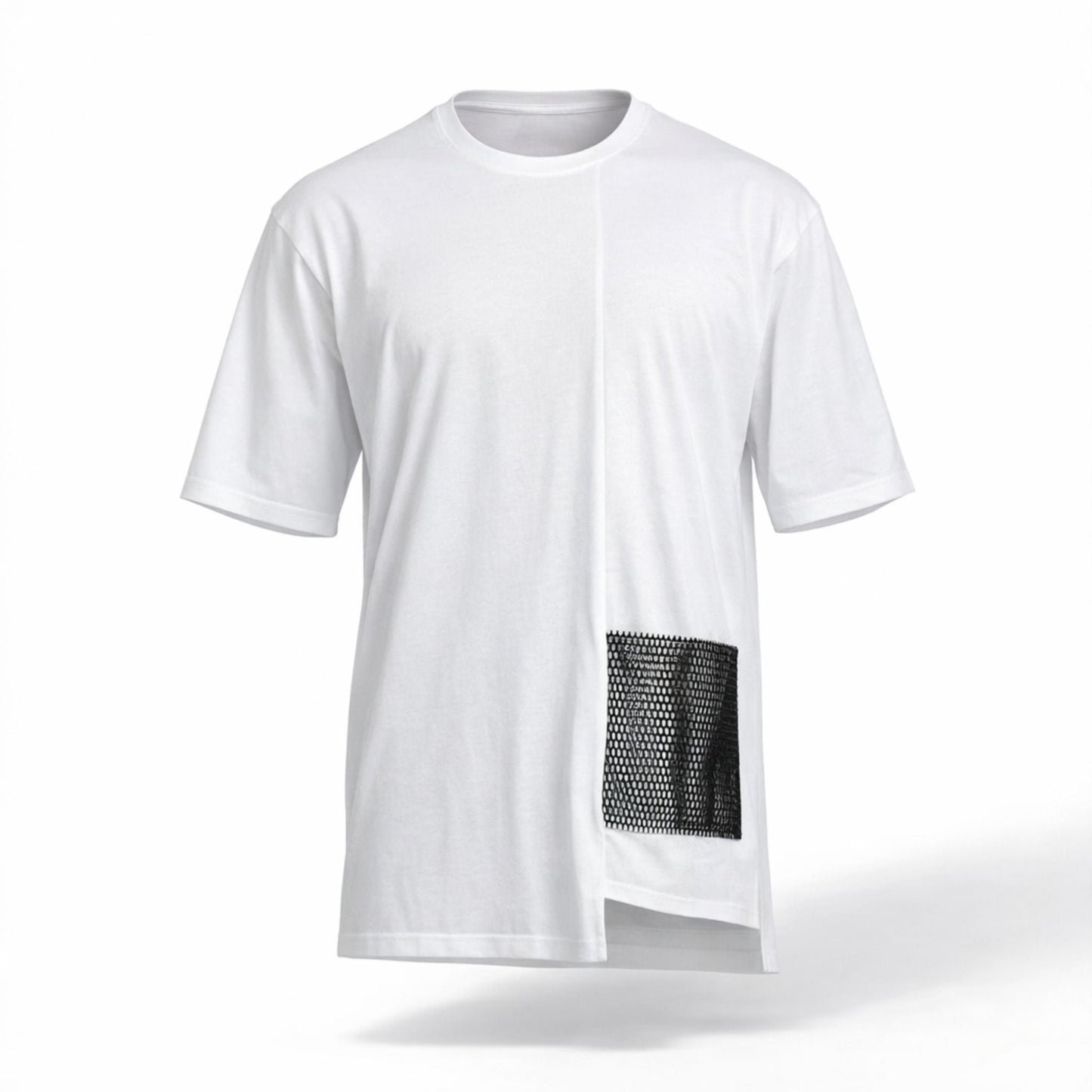 Tricou oversized  long line boyfriend CarolinaD X Asimetrix Unisex