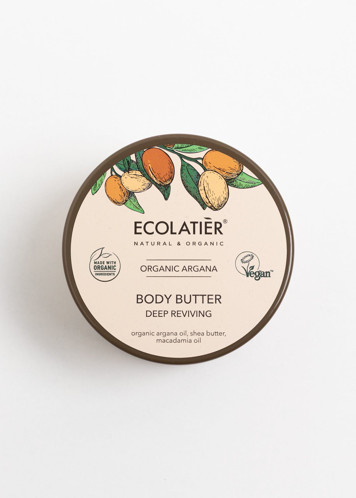 Unt de corp ECOLATIER® Organic Argana – hrănire intensă și elasticitate
